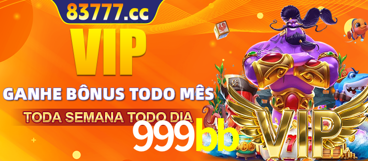 Banner promocional do 999bb oferecendo 100% de recompensas adicionais contínuas para quem fizer o login diário (Daily sign-in), com um mascote de coelho.