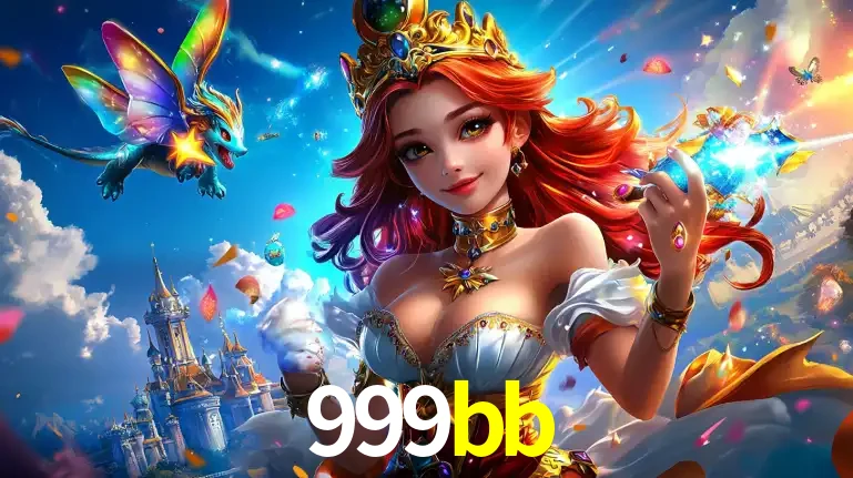 A princesa de um reino de fantasia mágico, com seu pequeno dragão, apresentando um mundo de prêmios encantados nos jogos de caça-níqueis do cassino 999bb.